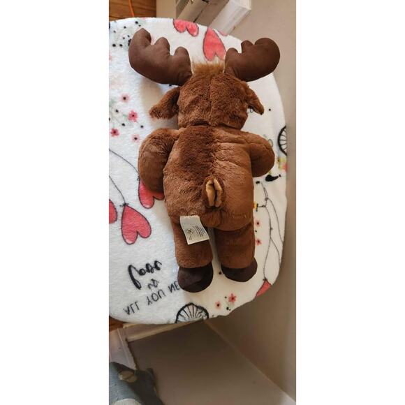 Build A Bear Hal Moose Plush 18in Christmas Light Up Antlers Stuffed Animal Gift - Picture 4 of 9